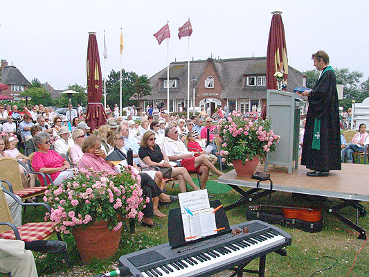 Open Air Gottesdienst , „Gogärtchen“, Kampen