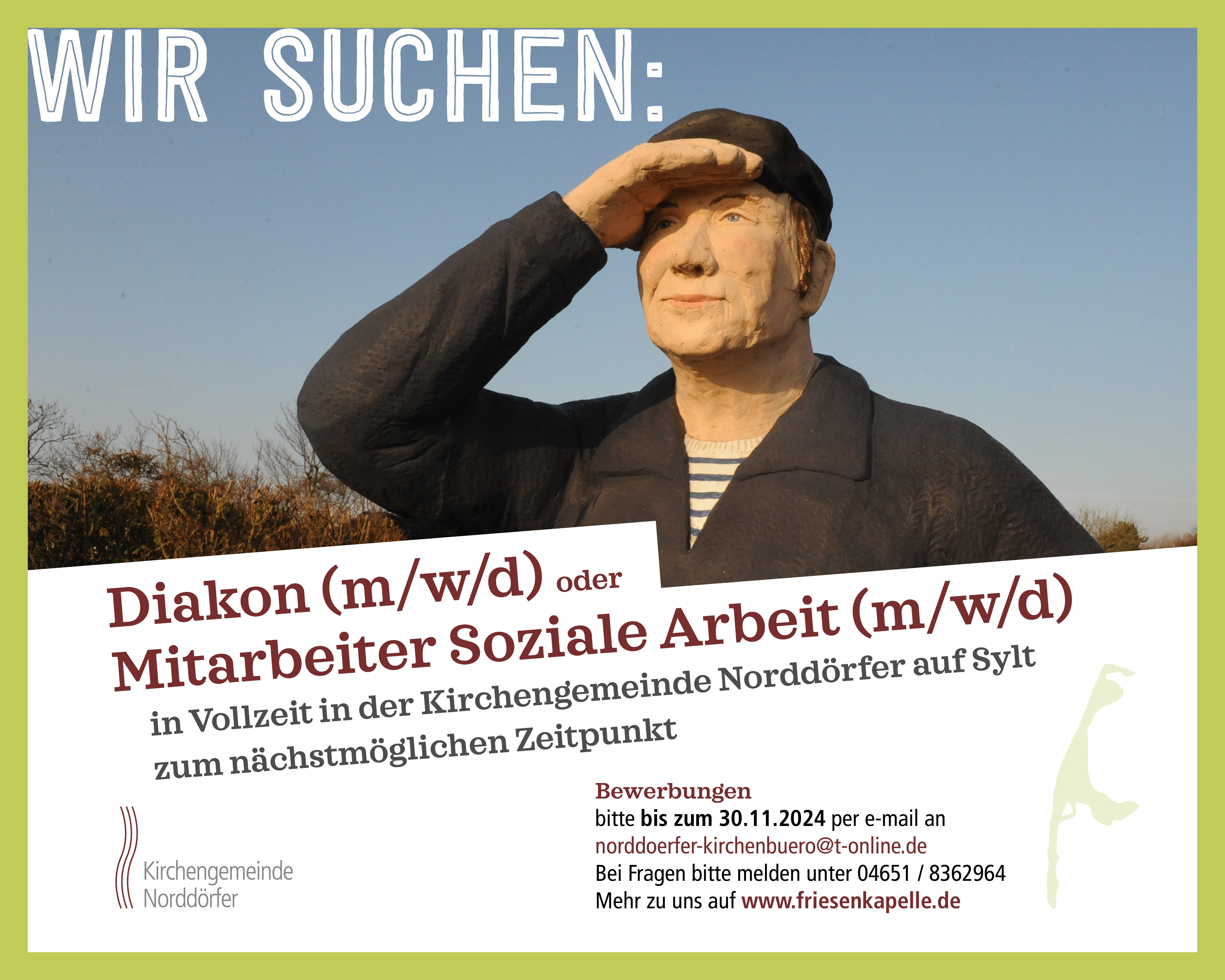 Wir suchen